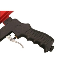 Petit pistolet de sablage pneumatique portatif en plastique, pistolet de sablage bleu/rouge haute efficacité