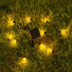 Luci della stringa principali all'aperto alimentate a energia solare del Patio della decorazione del partito dell'iarda impermeabile all'aperto
