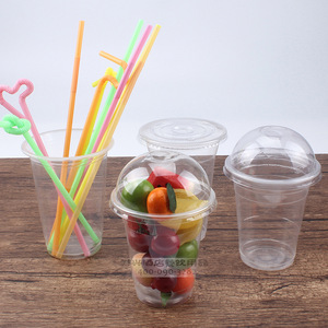 Bicchieri Satinati all'Ingrosso per Matrimoni, Bicchieri Personalizzati in PET con Coperchi per Bubble Tea e Caffè - Product Image 3