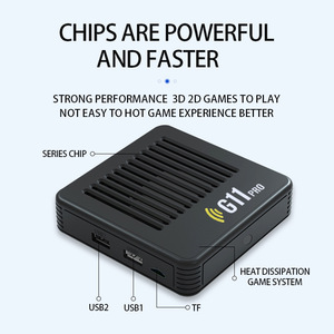 G11pro 4K Hệ Thống Kép Android TV Chơi Game <span class=keywords><strong>Console</strong></span> Set-Top Box Với Không Dây 2.4Ghz 50000 Được Xây Dựng Trong Trò Chơi Kép Máy Nghe Nhạc - Product Image 2