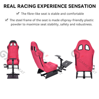 GY036-2 Vente directe usine Siège de jeu simulateur de conduite et de course, simulateur de drift, chaise de gaming pour G25 G27 G29 Ps4