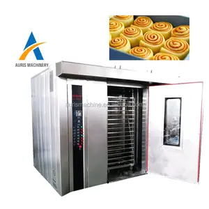 Electric/gas bread baking rotary oven hot air rotating oven