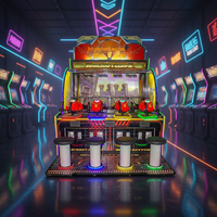 Machine de jeu d'arcade Monster Army Shooting Ball pour les parcs d'attractions pour enfants, cadeau et divertissement