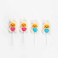 Fabricant en gros de sucettes en guimauve HALAL personnalisées Hello Kitty, barbe à papa, forme d'animal de dessin animé, saveur fruitée colorée