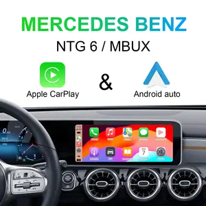 Benz Carplay kotak dekoder kit Upgrade Mirror Link, Untuk Benz A B C E GLA GLK GLS CLA ML Kelas NTG 6 MBUX