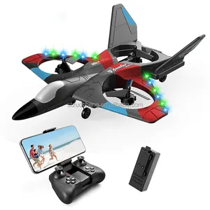 Mainan Drone RC 4DRC V27, remot kontrol satu klik kembali wifi Epp busa pesawat Model dengan kamera