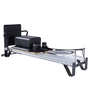 Equipo de Pilates Reformer de Aluminio Portátil para Gimnasio en Casa, Estudio, Fitness, Yoga y Ejercicio Comercial, con Base de Aleación - Product Image 1