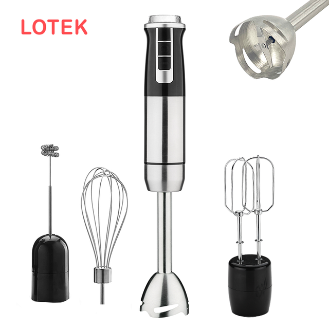 Kitchen Appliance 21 Speeds Electric 5 in 1 Grinder Mixer Electric Food Chopper Stick Immersion Hand Blender Set