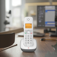Obral langsung dari pabrik jam Alarm Transfer panggilan Audio HD telepon IP Dect Digital tanpa kabel akses romat genggam