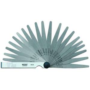VOGEL - 413105 Stainless steel <b>feeler</b> <b>gauge</b> <b>set</b> - EAN 4010873110139 <b>FEELERS</b> AND PITCH <b>GAUGES</b> - Product Image 2