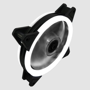 OEM Dupla Aurora Ultra Silencioso Caso Ventilador Colorido 12cm Caso Ventilador Do Computador 120mm Led Silencioso Rgb Fan Cpu Coolers Dupla Abertura Radiador - Product Image 3