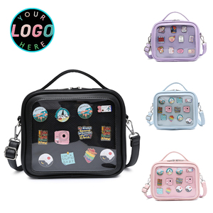 Biểu tượng tùy chỉnh nhà máy trực tiếp itabag của phụ nữ PVC da Crossbody Vai Túi với USB & Chống trộm tính năng - Product Image 1