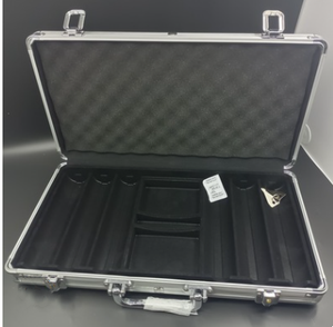 Vente en gros de jetons de poker en aluminium 500 pièces Produit de divertissement avec mallette de rangement pratique - Product Image 3