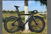 Cadre de vélo de piste en carbone BXT 700C, cadre de vélo à vitesse fixe en fibre de carbone T800, cadre de vélo aérodynamique pour la course sur piste et au velodrome