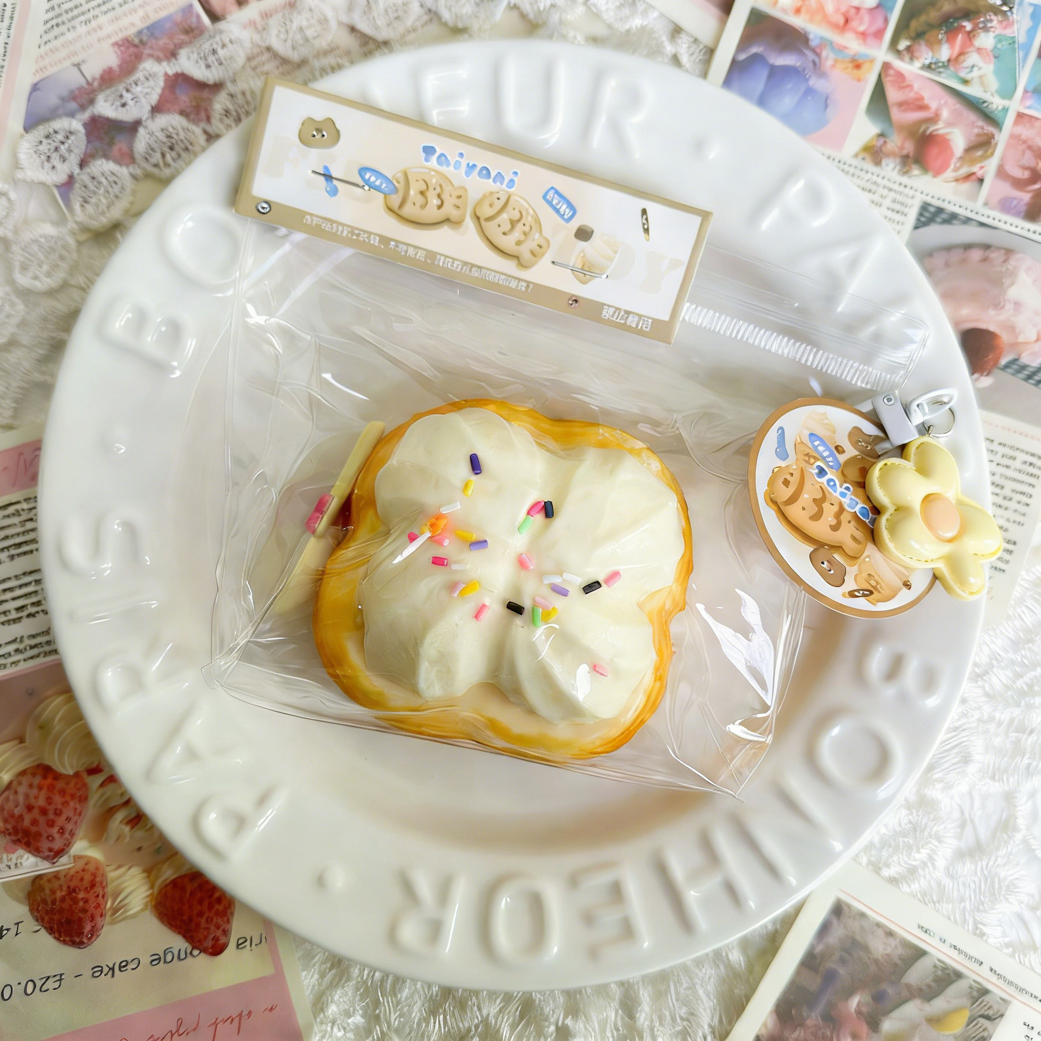 Gâteau Pâte à Choux Crème Squishy [200g]
