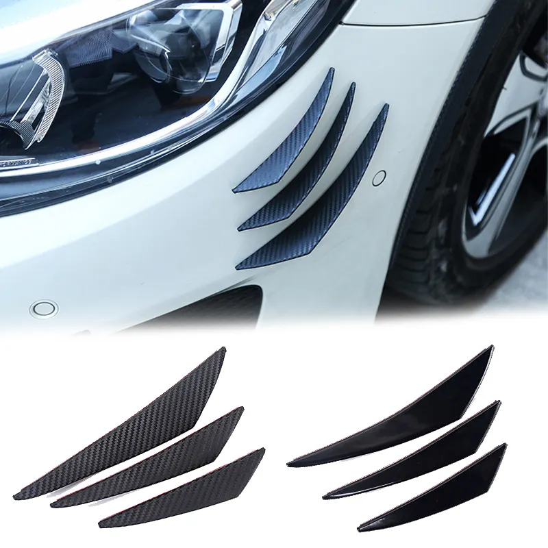 Phụ Kiện Xe Hơi Sửa Đổi Bumper Sợi Carbon Mô Hình Lưỡi Gió Mở Rộng Phổ Spoiler Va Chạm Thanh Lớn Surround Win