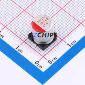 Condensador Sólido JBLM2221M025D094RTM SMD, D8xL9.4mm (Capacitancia: 220uF) (Precisión: 20%) (Voltaje Nominal: 25V) - Product Image 1