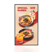 43 49 55 65 Inch Layar Digital Signage LCD Android untuk Iklan Dalam Ruangan dengan Pilihan Layar Sentuh