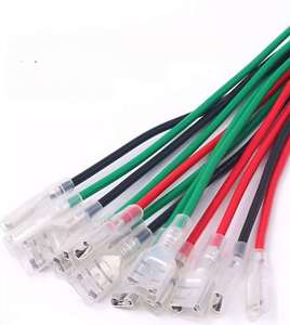 Sıcak satış 2.8mm 4.8mm 6.3mm erkek dişi konektörler bahar maça bıçak terminali Jumper tel - Product Image 2