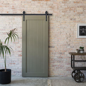 Quincaillerie pour <span class=keywords><strong>porte</strong></span> <span class=keywords><strong>coulissante</strong></span> intérieure en fer forgé Kit de glissière simple <span class=keywords><strong>suspendue</strong></span> sur <span class=keywords><strong>rail</strong></span> de 6.6 pieds <span class=keywords><strong>Porte</strong></span> de grange <span class=keywords><strong>coulissante</strong></span> pour système de rails - Product Image 6