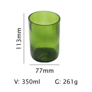 Bottiglia <span class=keywords><strong>di</strong></span> Vino in <span class=keywords><strong>Vetro</strong></span> Tagliato Rotondo Personalizzata con Tappo in Sughero <span class=keywords><strong>per</strong></span> <span class=keywords><strong>Candele</strong></span>, Riciclata, Verde, Bottiglia <span class=keywords><strong>di</strong></span> Vino Tagliata <span class=keywords><strong>per</strong></span> <span class=keywords><strong>Candele</strong></span> - Product Image 3