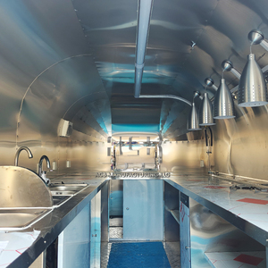 Mobile Coffee Kiosk Catering Fast Food Truck Food Truck Mobile Stainless Steel Food Trailer Full Kitchen Equipment - Product Image 6
