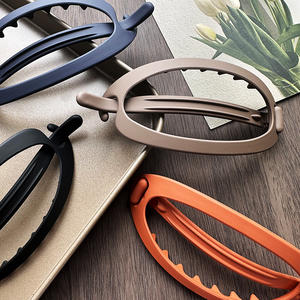 2023 Em branco plástico barrete Hair Clip Acessórios para o cabelo Diy estilo coreano elegante cabelo pinos e clipe para as mulheres rabo de cavalo - Product Image 3