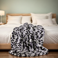 Plaid en chenille doux, écologique, motifs unis et rayés, utilisable toute l'année, style européen, décoration intérieure, cadeau