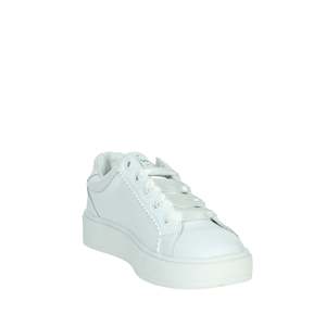 Sneakers Gaelle Paris Bianco per Ragazze, Scarpe Basse in Pelle Bianca con Dettaglio Catena - Product Image 5