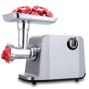 2000W die-casting meat grinder electric with metal gears and metal gearbox AMG196