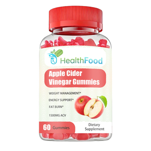 Good Quality Organic Apple Cider Vinegar Gummies 1500mg Weight Management Energy Support Gummies Apple Flavor Slimming Gummy - Product Image 1