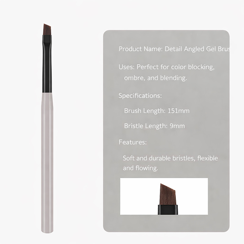 Pinceau gel biseauté