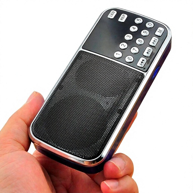 L-088 Rechargeable AM/FM Radio Digital Display MP3 Player USB//TF Support Flashlight Internet Radio Loud Clear Sound