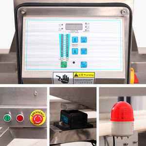 Machine de détection de métaux industrielle précise pour aliments surgelés pour la détection de corps étrangers pâtisseries plateaux à viande feuille d'aluminium de poulet - Product Image 4