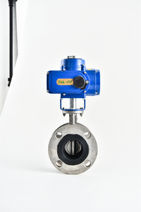 Vanne à commande directe d'usine DN50 DN80 DN100 24V 220V marche/arrêt en fonte avec raccord à bride - Product Image 4