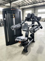 Máquina de remo sentado profesional para gimnasio, equipo de entrenamiento comercial con selección de carga por pin