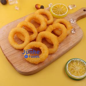 <span class=keywords><strong>Four</strong></span> <span class=keywords><strong>friteuse</strong></span> à air prêt à cuire avec anneaux d'oignon pané semi-frit surgelé végétalien certifié halal. Sac emballé pour enfants - Product Image 2