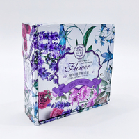 Boîte de présentation en carton de luxe avec logo imprimé sur mesure, boîte d'emballage pour savon en papier pour comptoir de vente au détail, boîte de présentation OEM