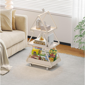 <strong>Christmas</strong> <strong>Tree</strong> Small Coffee <strong>Table</strong> Living Room End <strong>Table</strong> Portable Trolley - Product Image 4