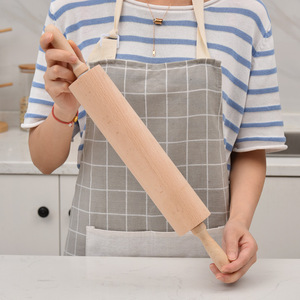 Rouleau à pâtisserie professionnel <span class=keywords><strong>en</strong></span> bois d'érable massif pour un étalage uniforme de la pâte, idéal pour la fabrication de pain, de pâtisseries et de croûtes à pizza - Product Image 1