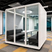 Cabine de bureau acoustique insonorisée, cabine de visioconférence, cabine d'isolation sonore pour bureaux en immeuble de bureaux