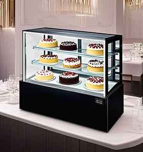 0.9m chất lượng cao kính Countertop tủ lạnh hiển thị trường hợp thực phẩm giới thiệu nhỏ tủ kính bánh hiển thị giới thiệu - Product Image 3