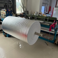 Rollo de Aislamiento de Espuma de Polietileno Reticulado, Lámina de Aluminio Resistente al Calor y a la Intemperie para el Revestimiento de Edificios