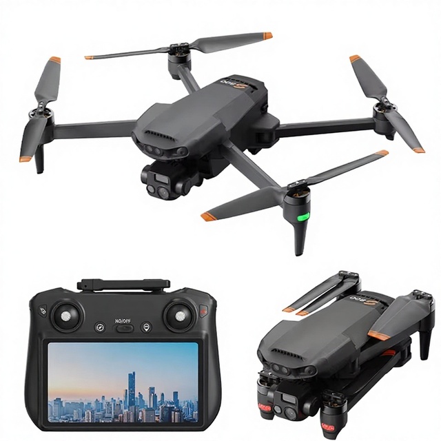 S800 4K 60fps Flip Camera Avoidance Brushless 3-Axis Gimbal Easy-to-Use Remote Control Drone for Beginner-Friendly