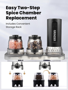 <span class=keywords><strong>2025</strong></span> phụ kiện nhà bếp có thể sạc lại đa mục đích máy xay tự động có thể xay một loạt các loại gia vị - Product Image 5