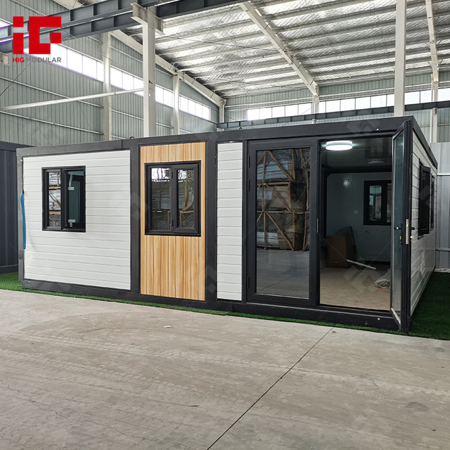 Flat Roof Expandable Container House Prefab Tiny Home Prefabricated Modular Houses Luxury Mobile Houses for Living