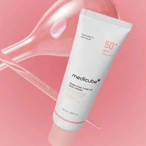 Medicube - Sérum Coreano para el Cuidado de la Piel, Zero Pore Moisture <span class=keywords><strong>Serum</strong></span>, PDRN Pink Tone Up Sun <span class=keywords><strong>Serum</strong></span>, Crema Solar Reafirmante con Colágeno, Crema Solar 50+ Red Sun <span class=keywords><strong>Cream</strong></span> - Product Image 4