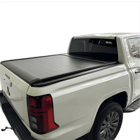 Couverture de benne électrique étanche à commande à distance sur mesure pour Nissan Navara Ranger Pickup, en alliage d'aluminium rigide avec LED