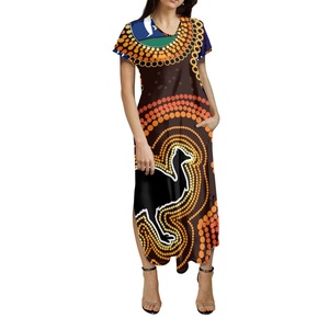 Vestido personalizado de diseño <span class=keywords><strong>Torres</strong></span> Strait Islands, poliéster Spandex, ropa de secado suave y rápido, vestido cómodo al por mayor - Product Image 2