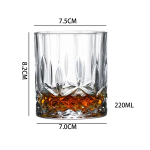 Factory direct hot sale cheap price sublimation shot glass custom shot glasses logo customization whisky cups